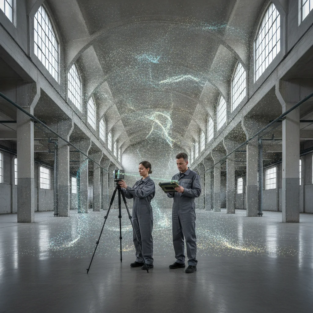 Scanner 3D bâtiment pour un relevé précis | GEOTOP RESEAUX - scanner 3d releve batiment existant